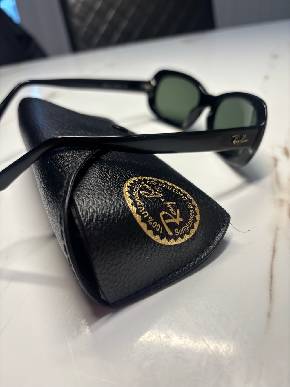 Ray-Ban  2109 rituals Black Frame Sunglasses with Green Lenses